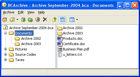 BCArchive Screenshot